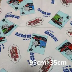 トーマス　かるた柄　ハギレ生地　サッカー生地