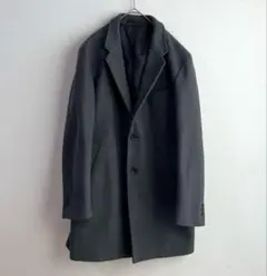 4637 ユナイテッドアローズ　チェスターコート　Ｌ　グレー　フォーマル　仕事