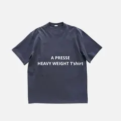 A.PRESSE HEAVY WEIGHT T-Shirt size3 navy
