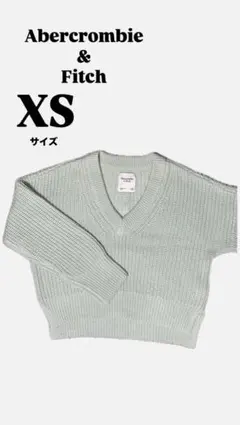 Abercrombie & Fitch Vネックセーター　ミントグリーン