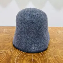 さ*ら様 ウールバケットハット　深型　グレー　新品未使用