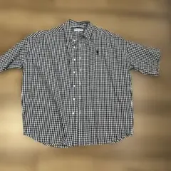 U.S. POLO ASSN. 半袖チェックシャツ M