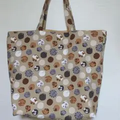 特大エコバック猫柄ハンドメイド