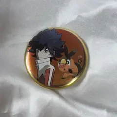 ポケモン　缶バッジ　トレーナー　ヒュウ　BW2 ブラック　ホワイト　2 ライバル