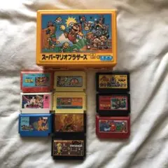 ファミコンソフト　まとめ売り　スーパーマリオブラザーズ収納ケース付き