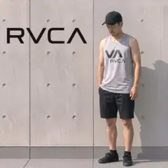 RVCA｜"HYBRID TEE"ドライメッシュタンクトップルーカラッシュガードのサムネイル