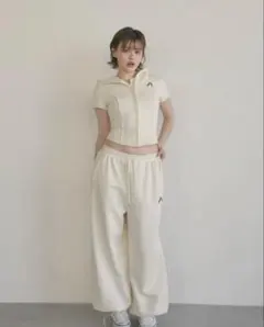 andmary Coco pleats swimwear White - メルカリ