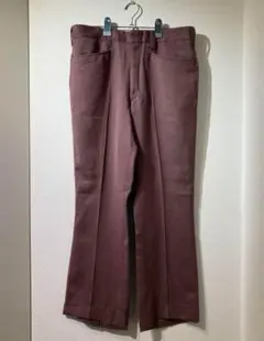 SANSABELT 70s ウールスラックス チェック ロケットタロン SANSABELT 70s ウールスラックス チェック ロケットタロン