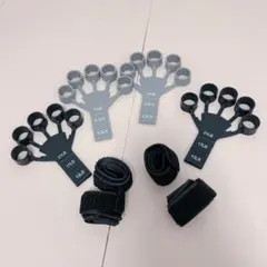 ✦フィンガーパワー フィンガートレーナー 4個 黒 グレー トレーニング