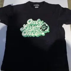 ONLYLIVE ONCE ネイビーtシャツ サイズS