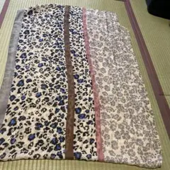 BEAMS レオパード柄 大判ストール72x180 cm