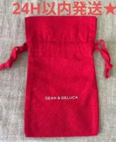 DEAN &DELUCAディーンアンドデルーカ　赤　巾着⭐︎新品未使用⭐︎のサムネイル