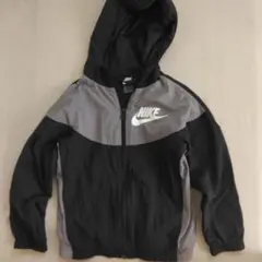 NIKE キッズジャケット XS (120)黒/グレー