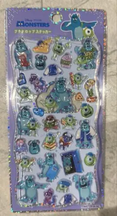 モンスターズインク　ピクサー　ディズニー　プチドロップステッカー