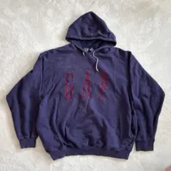 GAP ギャップ　オールドギャップ80s 90s 紺タグ　ネイビー パーカー