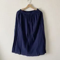 SEVENDAYS=SUNDAYネイビー ロングフレアスカート Mサイズのサムネイル