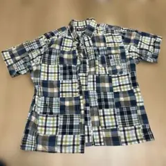 CHAPS チェック柄 半袖シャツ　男性　メンズ