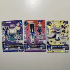 アイカツ！　霧矢あおい　ブラックフューチャーブーツ　ネオルック チューブトップス