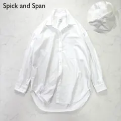 美品✨】スピックアンドスパン 50コットンオーバーシャツ イエロー 
