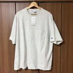 min-nano × BEAMS × チャンピオン Tシャツ ミンナノ 生成り