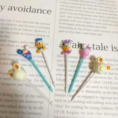 ディズニーリゾート　ランチピック　ドナルド　デイジー　ディズニーポップコーン