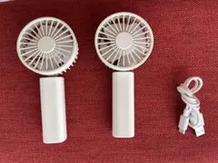 無印良品　MUJI ミニ扇風機　ハンディファン　2個セットのサムネイル