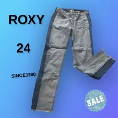 【在庫処分】ROXY ロキシー デニム　パンツ バイカラー ツートン　ズボンのサムネイル