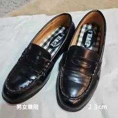 EDWIN ブラック ローファー 23.0