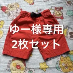 BEAMS mini オレンジ ショートパンツ