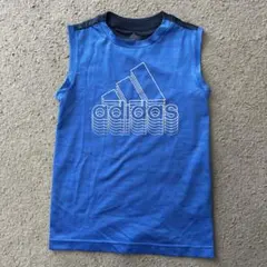 adidas タンクトップ 140cm 青のサムネイル