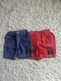 【最終値下】デニム風ショートパンツ2点セット