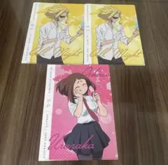 未使用品　
僕のヒーローアカデミア　景品　3点セット　A4サイズ　クリアファイル