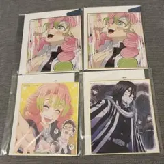 鬼滅の刃 全集中展 複製ミニ色紙 甘露寺蜜璃 伊黒小芭内