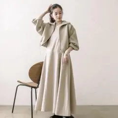 mystic ニットブルゾンワンピースSET