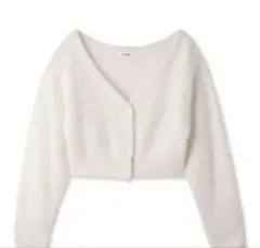 SNIDEL スナイデル フォックス ファー ショート カーディガン IVR