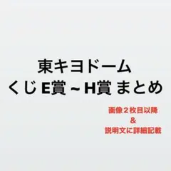 東キヨドーム キヨ 15周年くじ