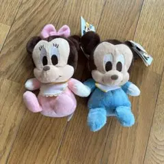 ディズニー ベビー ミッキー ミニー ぬいぐるみ 2体セット