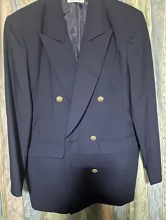 ネイビー ダブルブレストジャケットスーツ