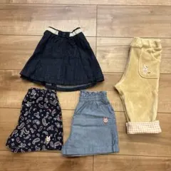 ミキハウス ホットビスケッツ 女の子 ボトムス まとめ売り 80cm