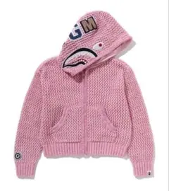 METALLIC CROCHET SHARK FULL ZIP HOODIEのサムネイル