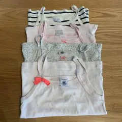 PETIT BATEAU キャミソール 4枚　プチバトー　110〜116サイズ
