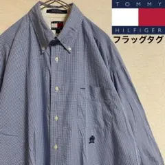 週末限定！TOMMY HILFIGER 90s BDシャツ ギンガムチェック