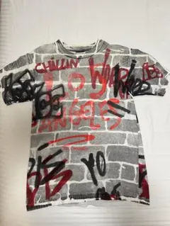 定価29700円 Dsquared2 ラバーペイントロゴ Tシャツ ジップ 白 - メルカリ