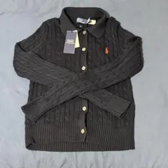 POLO RALPH LAUREN ケーブルニット コットン カーディガン