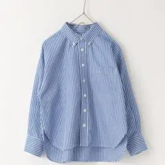 LOWRYSFARM KIDS ストライプシャツ