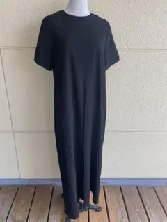 r.リネンタッチフロントタックマキシワンピース