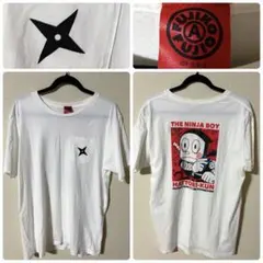 希少 忍者ハットリくん 獅子丸 Tシャツ ししまる グラニフ Lサイズ 