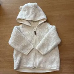 【H&M】74cm フード付きアウター (クマ耳付き)