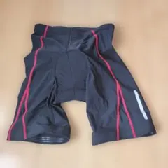 TIGORA パッド付き自転車用インナーパンツ Mサイズ ブラック/レッドのサムネイル