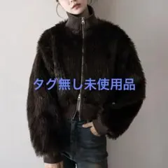WEGO ダブルジップ フェイクファーショートブルゾンのサムネイル